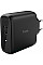 Зарядний пристрій мережевий Trust Maxo 65Вт, 2xUSB-C PD, чорний