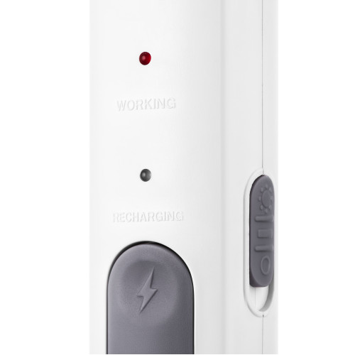 Електричний знищувач комах ARDESTO, сітка 3000 В, акум. 1200 мА•год, USB micro-B > USB-A, білий