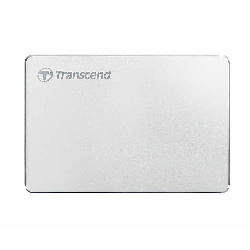 Портативный жесткий диск Transcend 1TB USB 3.1 Type-C StoreJet 25C3S Серебряный