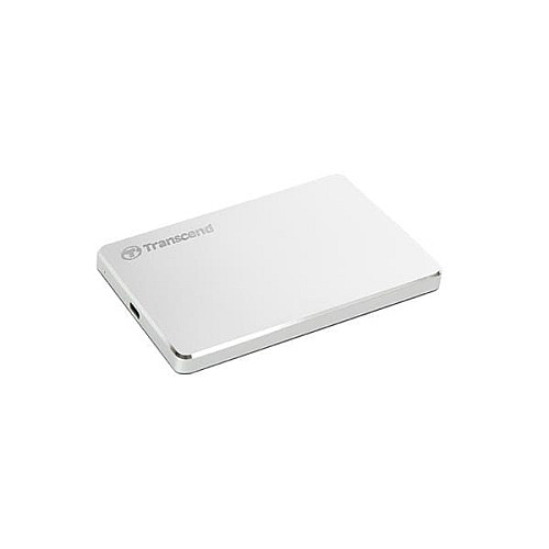 Портативный жесткий диск Transcend 1TB USB 3.1 Type-C StoreJet 25C3S Серебряный