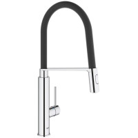 Змішувач для кухні Grohe Concetto, довж.виливу - 235мм, поворотний/гнучкий, 1важіль, хром