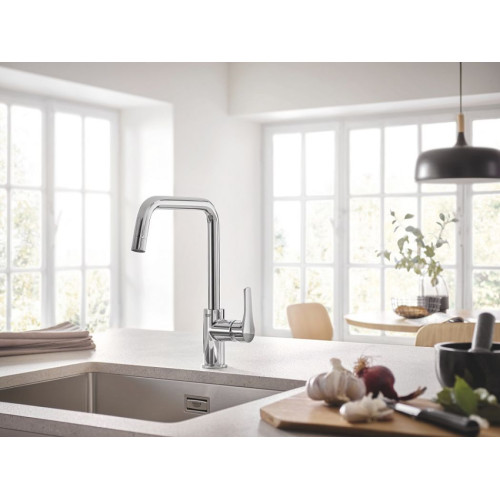 Змішувач для кухні Grohe Eurosmart, довж.виливу - 228мм, поворотний, 1важіль, хром