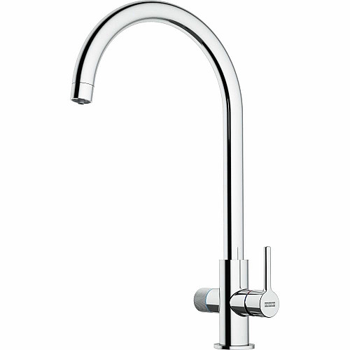 Смеситель для кухни Franke Lina J Clear Water 2.0, дл.излива - 216 мм, поворотный, 1+1 фильтр, хром