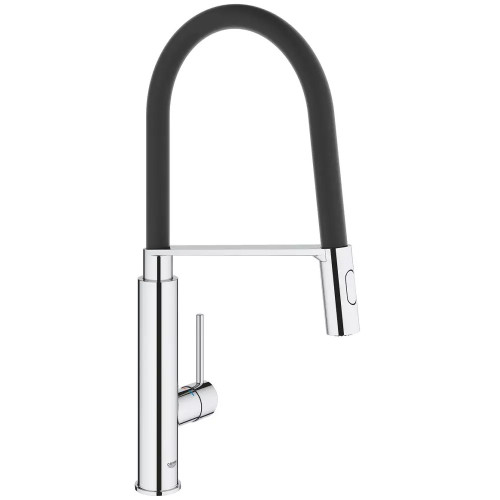 Змішувач для кухні Grohe Concetto, довж.виливу - 235мм, поворотний/гнучкий, 1важіль, хром