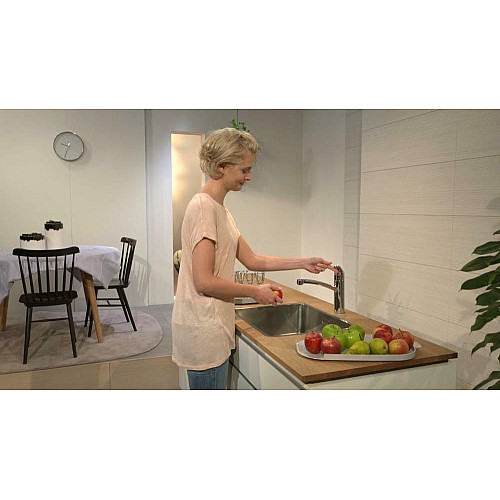 Смеситель для кухни Hansgrohe Logis, длина излива - 220мм, поворотный, 1рычаг, KM160, хром