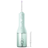 Ирригатор Philips портативный Sonicare Cordless Power Flosser 3000, чехол, 2 насадки, мятный