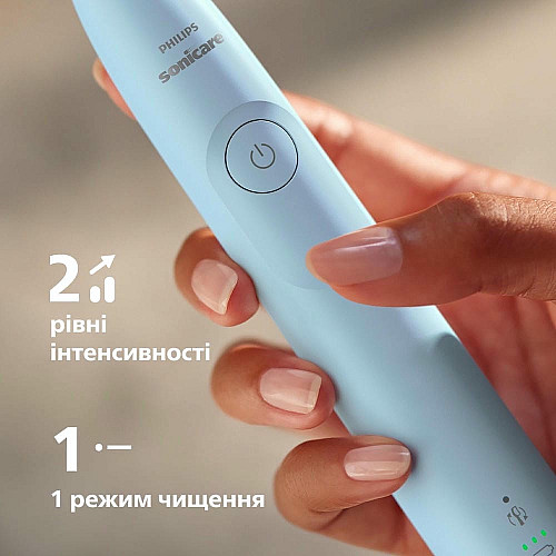 Щетка зубная электр. Philips, Sonicare 5300 Series, 62т. колив/мин, насадок-1, голубой