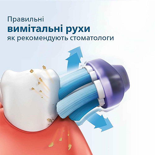 Щетка зубная электр. Philips, Sonicare 2100 Series, 31т. колив/мин, насадок-1, белый