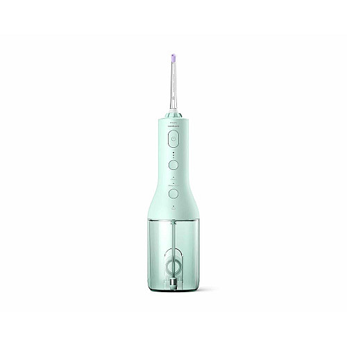 Ирригатор Philips портативный Sonicare Cordless Power Flosser 3000, чехол, 2 насадки, мятный
