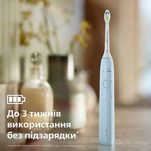 Щетка зубная электр. Philips, Sonicare 5300 Series, 62т. колив/мин, насадок-1, голубой