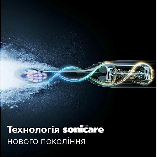 Щетка зубная электр. Philips, Sonicare 6100 Series, 62т. колив/мин, насадок-1, футляр, голубой