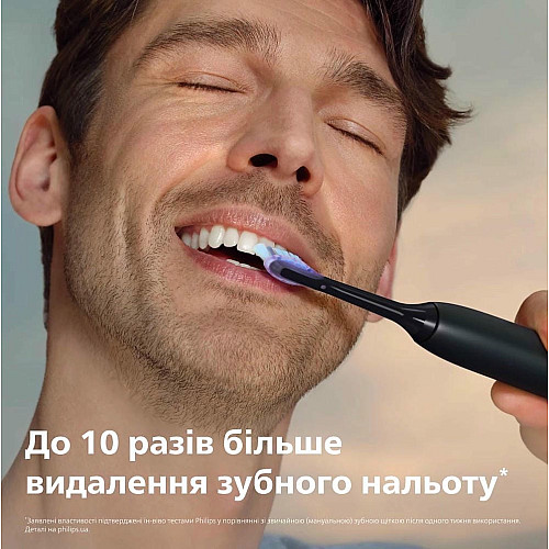 Щетка зубная электр. Philips, Sonicare 7100 Series, 62т. колив/мин, насадок-1, футляр, черный