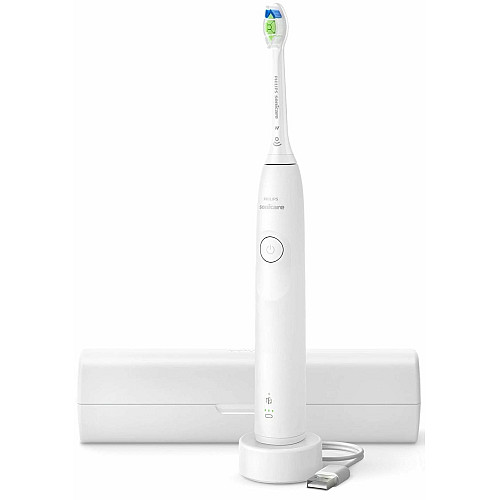 Щетка зубная электр. Philips, Sonicare 5300 Series, 62т. колив/мин, насадок-1, футляр, белый