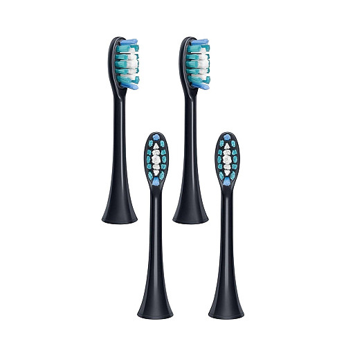 Насадки для зубных щеток Beurer SC 30/50 Premium Whiten, отбеливание, 4 шт в комплекте, черные