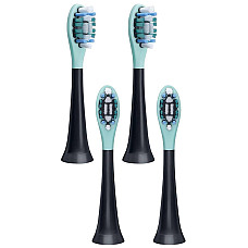 Насадки для зубних щіток Beurer SC 30/50 Premium Protection Plus, для чутливих ясен, 4 шт в комлекті, чорні