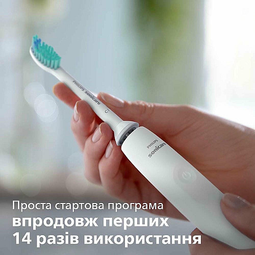 Щетка зубная электр. Philips, Sonicare 2100 Series, 31т. колив/мин, насадок-1, белый