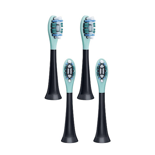 Насадки для зубных щеток Beurer SC 30/50 Premium Protection Plus, для чувствительных десен, 4 шт в комплекте, черные