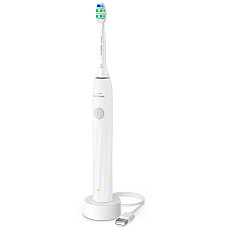 Щітка зубна електр. Philips, Sonicare 2100, насадок-1, 2 рівні інтенсивності, білий