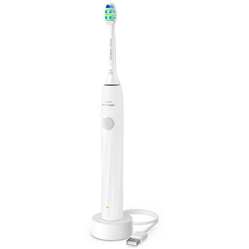 Щетка зубная электр. Philips, Sonicare 2100, насадок-1, 2 уровня интенсивности, белый