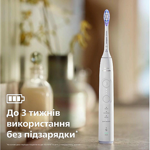 Щетка зубная электр. Philips, Sonicare 7100 Series, 62т. колив/мин, насадок-1, футляр, белый