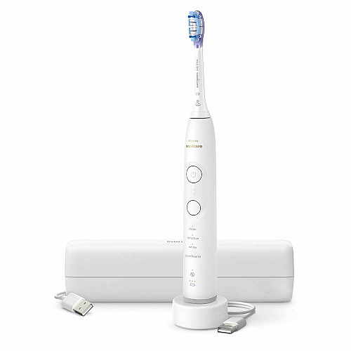 Щетка зубная электр. Philips, Sonicare 7100 Series, 62т. колив/мин, насадок-1, футляр, белый