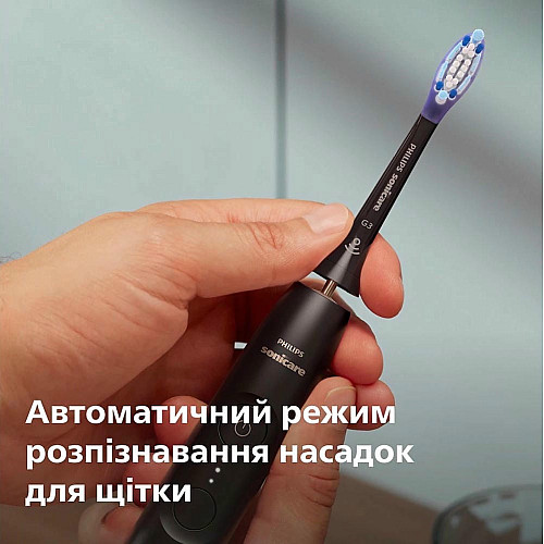 Щетка зубная электр. Philips, Sonicare 7100 Series, 62т. колив/мин, насадок-1, футляр, черный