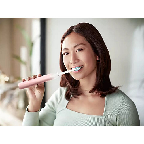 Щетка зубная электр. Philips, Sonicare DiamondClean Prestige 9900, 62т. колл/мин, насадок-1, SenseIQ, зарядный чехол, розовый