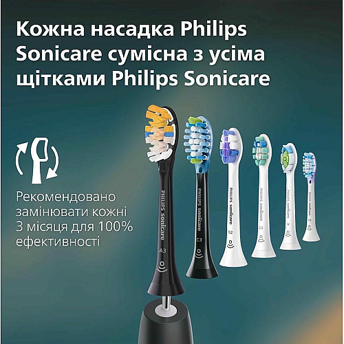 Щетка зубная электр. Philips, Sonicare 4100 Series, 31т. колив/мин, насадок-1, зеленый