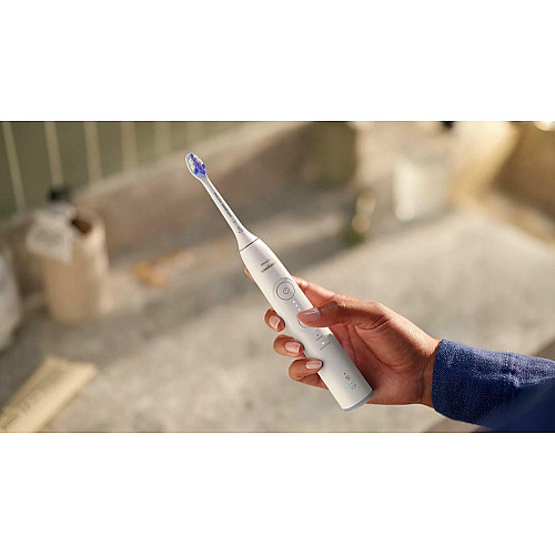 Щетка зубная электр. Philips, Sonicare 6100 Series, 62т. колив/мин, насадок-1, футляр, белый