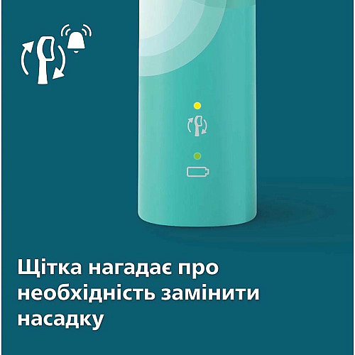 Щетка зубная электр. Philips, Sonicare 4100 Series, 31т. колив/мин, насадок-1, зеленый