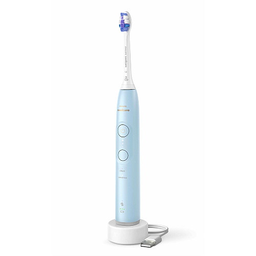 Щітка зубна електр. Philips, Sonicare 6100 Series, 62т. колив/хв, насадок-1, блакитний