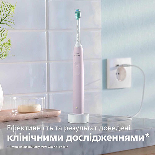 Щетка зубная электр. Philips, Sonicare 3100 series, 31т. колив/мин, насадок-1, розовый