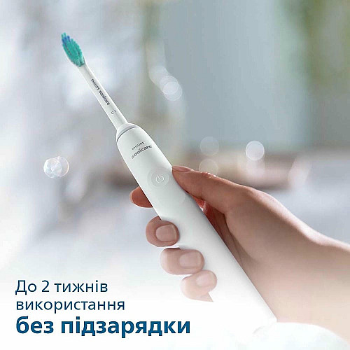 Щетка зубная электр. Philips, Sonicare 2100 Series, 31т. колив/мин, насадок-1, белый