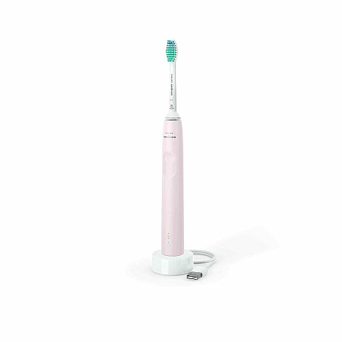 Щетка зубная электр. Philips, Sonicare Gemini 3100, 31т. колив/мин, насадок-1, футляр, розовый