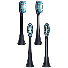 Насадки для зубних щіток Beurer SC 30/50 Premium Whiten, для відбілювання, 4 шт в комплекті, чорні