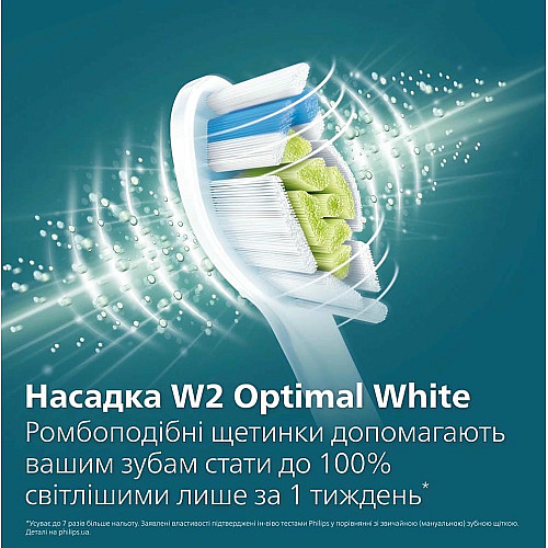 Щетка зубная электр. Philips, Sonicare 4100 Series, 31т. колив/мин, насадок-1, зеленый
