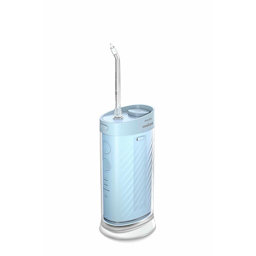 Ирригатор Philips портативный Sonicare Compact Flosser 1000, чаша 200 мл, складной, голубой
