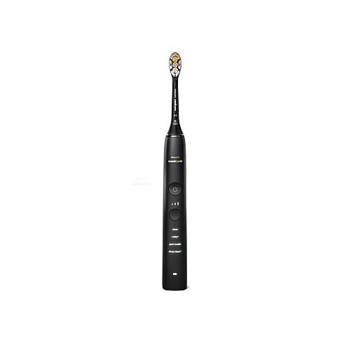 Щітка зубна електр. Philips, Sonicare DiamondClean 9000 Series, набір , 62т. колив/хв, насадок-1, 2 шт в наборі, 1зарядн.стакан+зарядка, чорний, білий