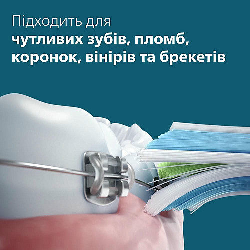 Щетка зубная электр. Philips, Sonicare 5300 Series, 62т. колив/мин, насадок-1, голубой
