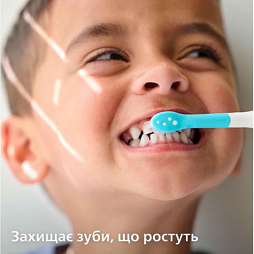 Щетка зубная электр. Philips, Sonicare For Kids, 62т. колив/мин, насадок-2, фиолетовый
