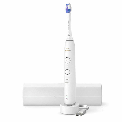 Щетка зубная электр. Philips, Sonicare 6100 Series, 62т. колив/мин, насадок-1, футляр, белый