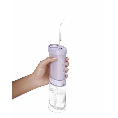 Ирригатор Philips портативный Sonicare Compact Flosser 1000, чаша 200 мл, складной, фиолетовый