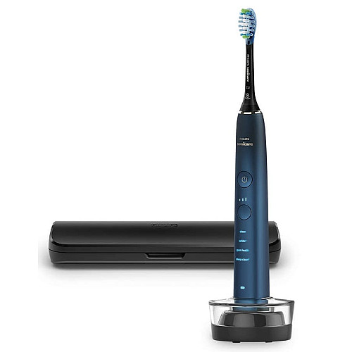 Щетка зубная электр. Philips, Sonicare DiamondClean 9000 Series, 62т. кол/мин, насадок-1, футляр, Bluetooth, черный