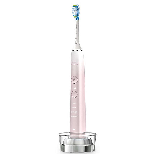 Щетка зубная электр. Philips, Sonicare DiamondClean Prestige 9900, 62т. колл/мин, насадок-1, SenseIQ, зарядный чехол, розовый