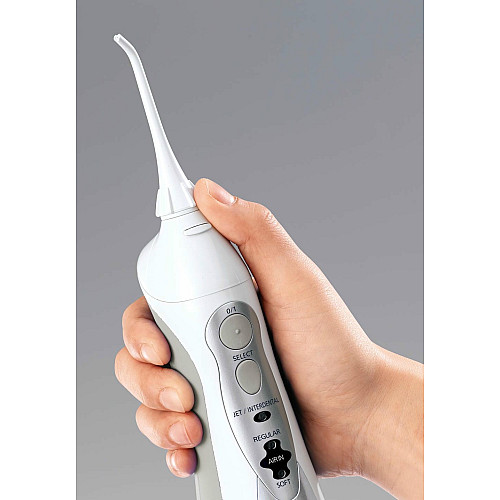 Іригатор Panasonic портативний, чаша 130 мл, аккум. в компл., сірий