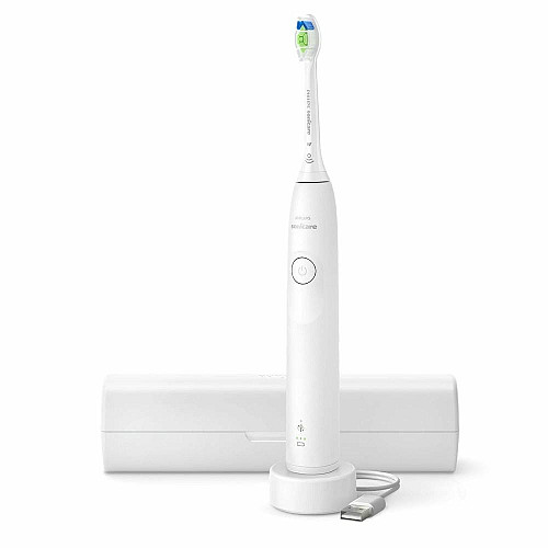 Щетка зубная электр. Philips, Sonicare 5300 Series, 62т. колив/мин, насадок-1, футляр, белый