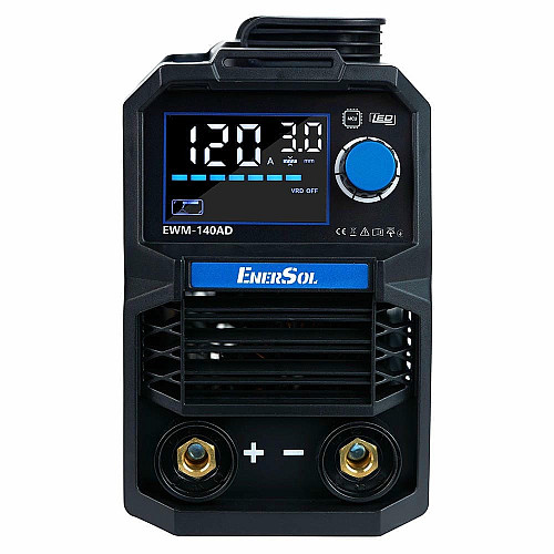 Зварювальний апарат інверторний EnerSol EWM-140AD 20-140А 6.1кВт 160-260В 2.9кг