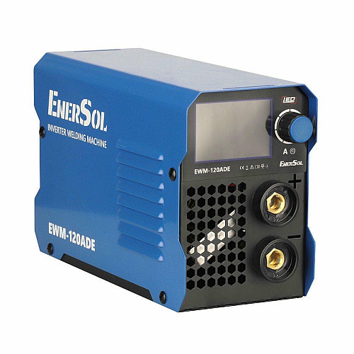 Зварювальний апарат інверторний EnerSol EWM-120ADE 20-120А 5.1кВт 160-260В 2.9кг
