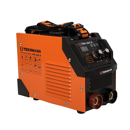 Сварочный аппарат инверторный Tekhmann TWI-280 D 140А 5.2кВт 170-270В форсирование дуги 3кг