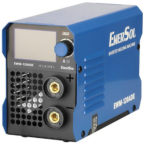Зварювальний апарат інверторний EnerSol EWM-120ADE 20-120А 5.1кВт 160-260В 2.9кг